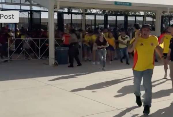 Retrasan la final de la Copa Am&eacute;rica por incidentes en el estadio.