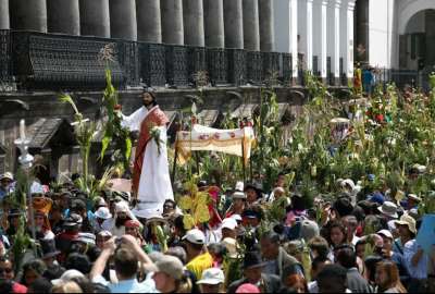 El centro de Quito estar&aacute; cerrado por el Domingo de Ramos