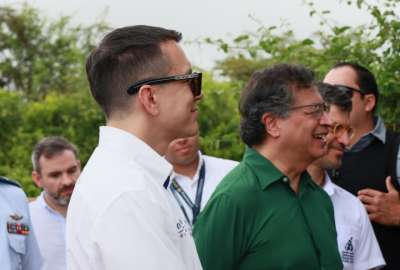 As&iacute; fue la reuni&oacute;n entre los presidentes Daniel Noboa y Gustavo Petro en Gal&aacute;pagos.