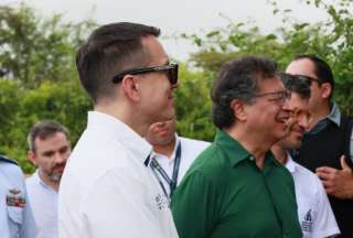 Presidentes de Ecuador, Daniel Noboa, y de Colombia, Gustavo Petro, se reunieron en Gal&aacute;pagos