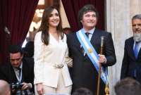 La vicepresidenta Victoria Villarruel y el presidente Javier Milei mantienen una relación tensionada en Argentina.