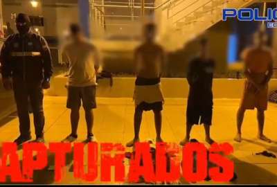 Las autoridades capturaron a los presuntos responsables del atentado armado en Nueva Prosperina, Guayaquil.