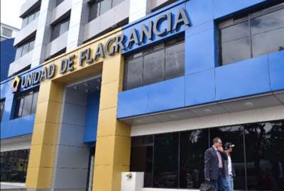 El detenido fue trasladado a Flagrancia tras la detenci&oacute;n.