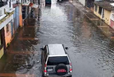 Cuatro sectores de Guayaquil reportaron acumulaci&oacute;n de agua. 