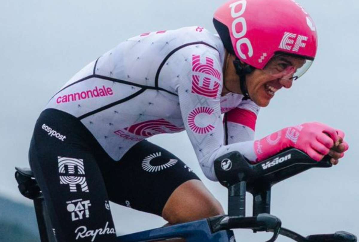 Richard Carapaz logró un triunfo en el Giro de Italia. 