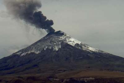 Posible ca&iacute;da de ceniza del volc&aacute;n Cotopaxi en Mej&iacute;a, Rumi&ntilde;ahui y el sur de Quito