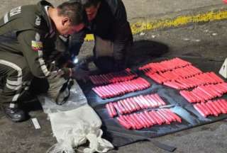 Tacos de dinamita fueron abandonados en San Roque, Quito