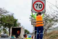 Entre el 14% y 24% de los conductores circulan a exceso de velocidad en la Vía a la Costa.