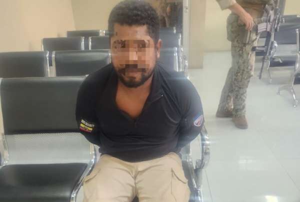 Cristhian Javier B. fue detenido en un operativo del Bloque de Seguridad.