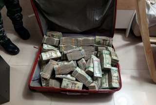 Una maleta con dinero fue incautada en megaoperativo en tres ciudades