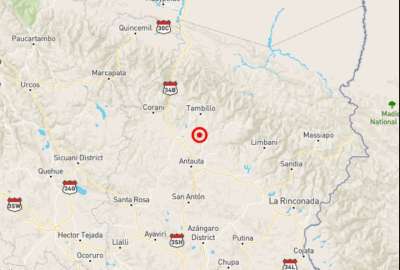 Sismo removi&oacute; la tierra en el norte de Per&uacute; 