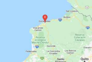 Dos sismos más se registraron en Esmeraldas
