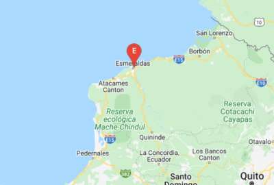 Dos sismos m&aacute;s se registraron en Esmeraldas