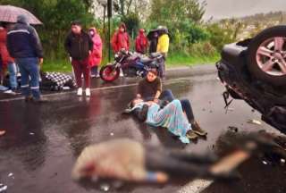Ra&uacute;l Ilaquiche, esposo de Lourdes Tib&aacute;n, falleci&oacute; en un accidente de tr&aacute;nsito