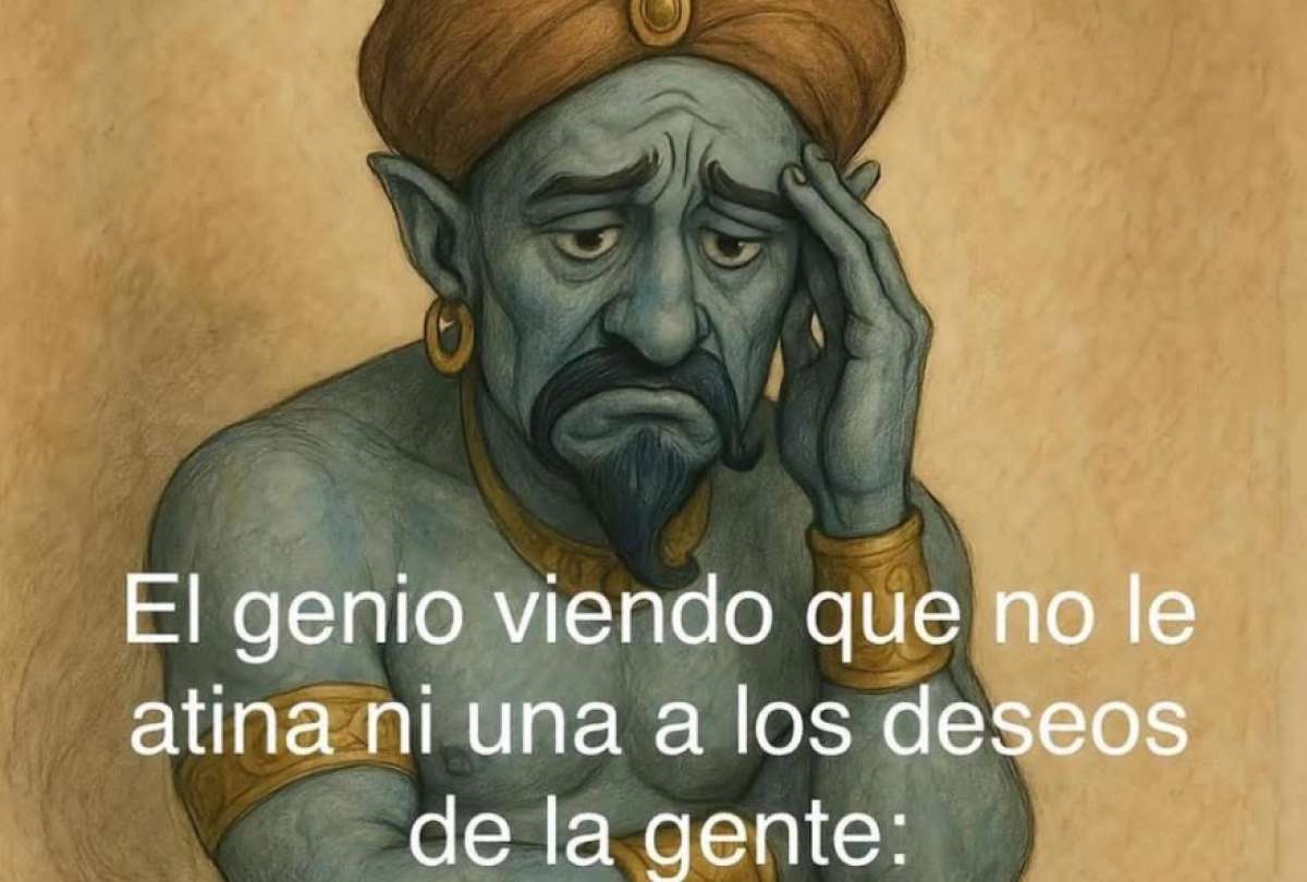 'El genio entendió mal mi deseo' es lo más viral en la actualidad