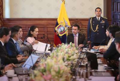 Celec present&oacute; el Plan de Estiaje al presidente Daniel Noboa. 