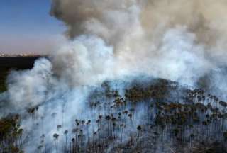 Incendios y sequ&iacute;a afectan la calidad del aire en Sudam&eacute;rica