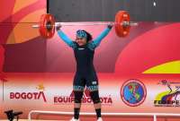 Neisi Dajomes compitió en la prueba de 81 kilogramos en el Panamericano de Pesas.
