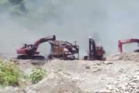 Fuerzas Armadas aclaran lo sucedido en la frontera sur con maquinaria de miner&iacute;a ilegal