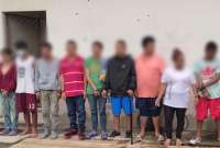 Las capturas se lograron tras ejecutar órdenes de allanamiento en diferentes viviendas del Naranjal.