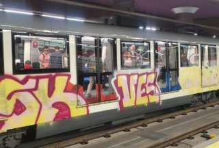 USD 460 es la sanci&oacute;n para quien raye, manche, escriba o pinte el Metro