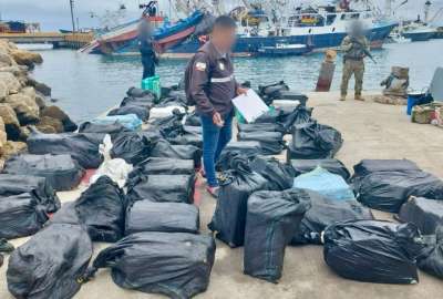 Militares realizaron una incautaci&oacute;n en el mar.