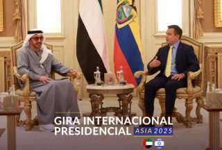Presidente Noboa se reuni&oacute; con el Ministro de Relaciones Exteriores de Emiratos &Aacute;rabes Unidos