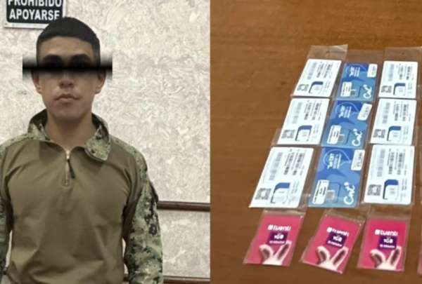 El militar fue aprehendido tras intentar ingresar &ldquo;chips&rdquo; en la Penitenciar&iacute;a del Litoral. 