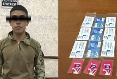 El militar fue aprehendido tras intentar ingresar &ldquo;chips&rdquo; en la Penitenciar&iacute;a del Litoral. 