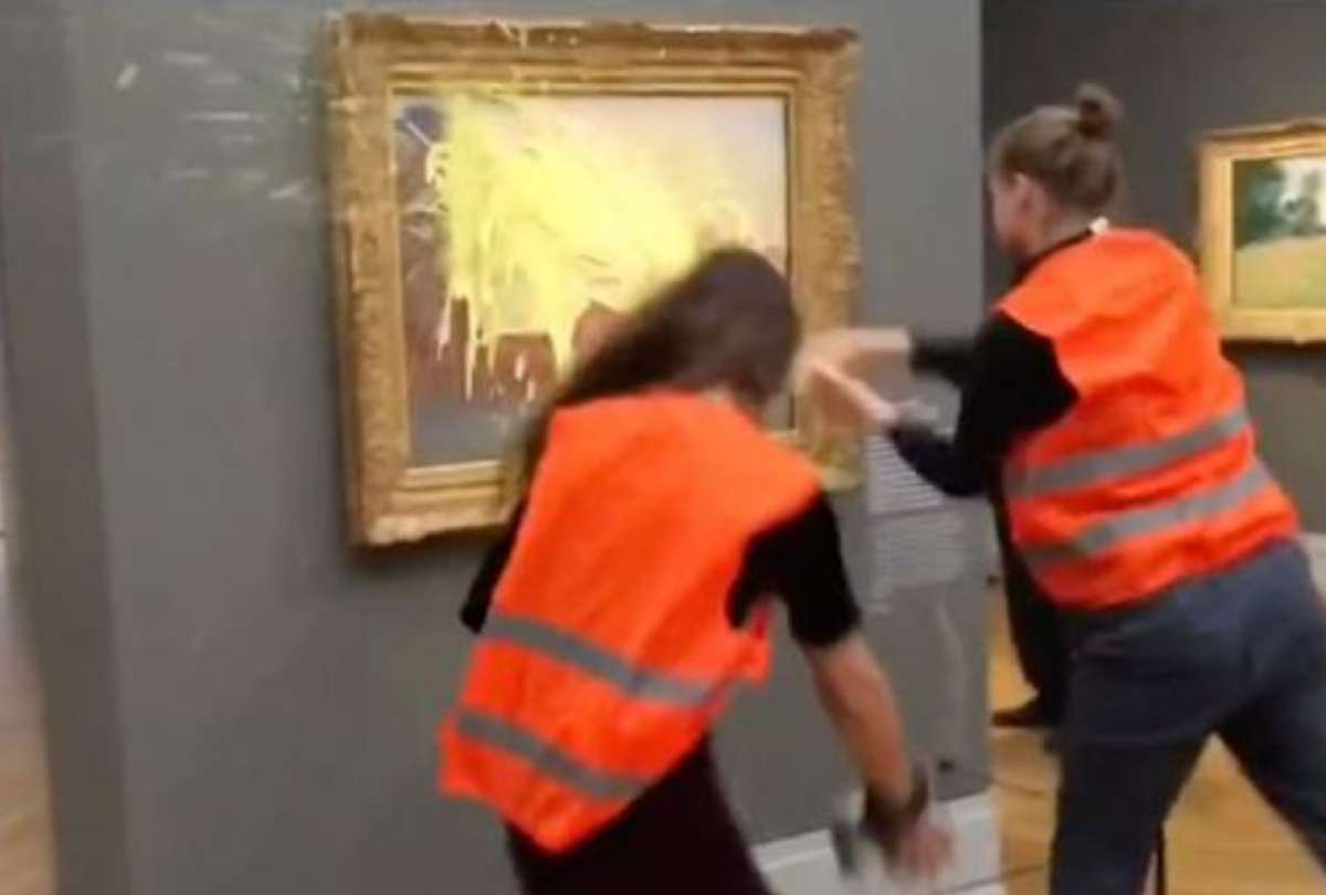 Los activistas ya provocaron un incidente la semana anterior en  Londres. 