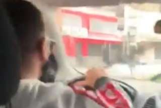 Conductor persigue y atropella a un delincuente