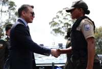 La Policía Nacional se verá beneficiada por tres proyectos de cooperación con Estados Unidos