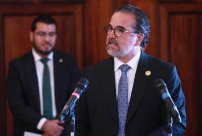 El canciller Gustavo Manrique se refiri&oacute; este 14 de septiembre a las votaciones en el exterior.