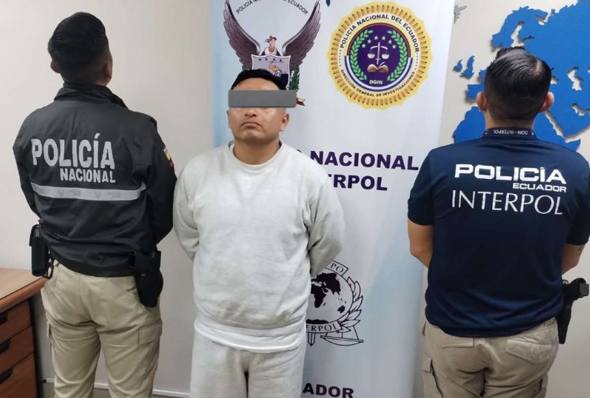 Interpol entregó a Ecuador a presunto integrante de “Los Lobos” requerido por la justicia