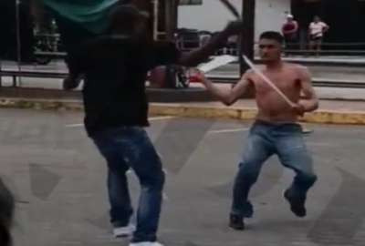 Polic&iacute;a captur&oacute; a sujetos que se pelearon con machetes en El Coca