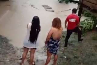 20 casas resultaron afectadas por inundaciones en Manab&iacute;
