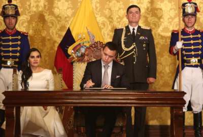 Daniel Noboa oficializ&oacute; los nombres de quienes acompa&ntilde;ar&aacute;n