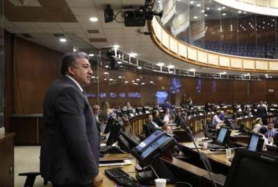 El asamble&iacute;sta Eckenner Recaldefue el interpelante del exministro Esteban Bernal.