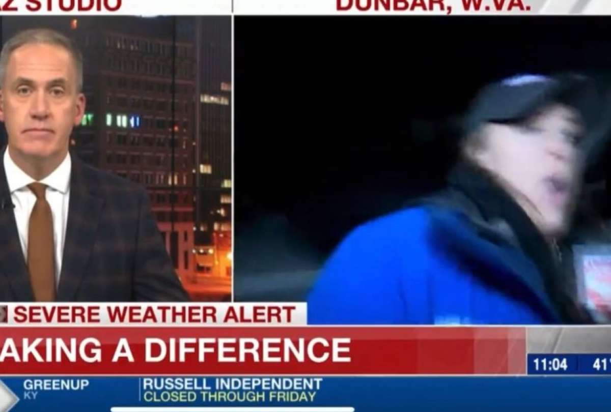 La reportera Tori Yorgey fue atropellada mientras realizaba un informe