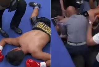 Un boxeador mexicano cay&oacute; fulminado tras un fuerte golpe en la cabeza