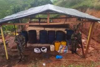 Seis laboratorios, para procesar coca&iacute;na, fueron destruidos en Colombia