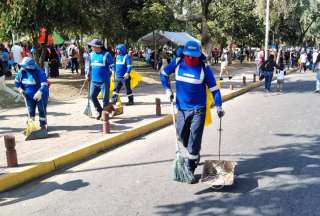 En Fiestas de Quito se proyecta un aumento en la recolecci&oacute;n de basura