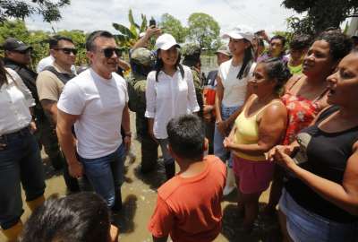 El Gobierno distribuy&oacute; 350 kits de alimentos en la provincia.