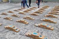 Decomisan una tonelada de droga dentro de un cami&oacute;n en Sucumb&iacute;os