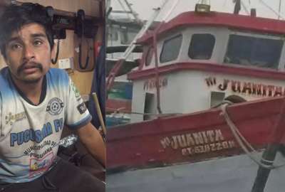 Los cinco pescadores fueron hallados en la embarcaci&oacute;n Mi Juanita, en aguas de Ecuador, luego de permanecer m&aacute;s de 50 d&iacute;as perdidos&nbsp;en&nbsp;el&nbsp;oc&eacute;ano.