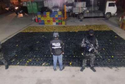 La Polic&iacute;a decomis&oacute; dos toneladas de coca&iacute;na. 