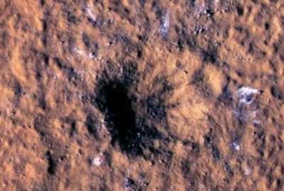 El impacto de un meteorito permiti&oacute; descubrir hielo en Marte