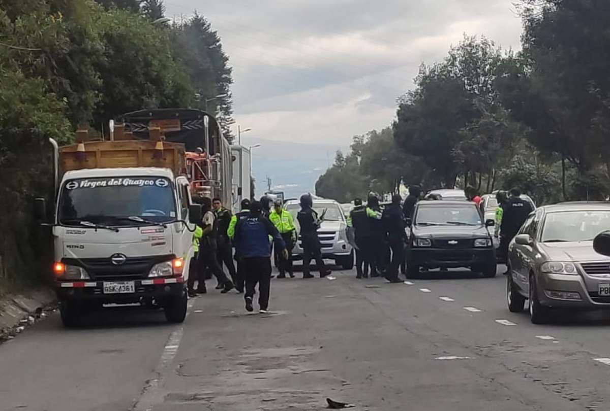 Estado de v&iacute;as en Quito