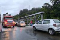 El puente Delta tiene una extensión de 56 metros.