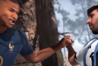 Lionel Messi y Kylian Mbapp&eacute; se pelean en God of War